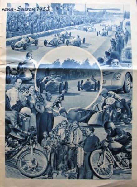 "Motorsport Illustrierte - Sondernummer" Motorracing-Magazine 1953 (6982)